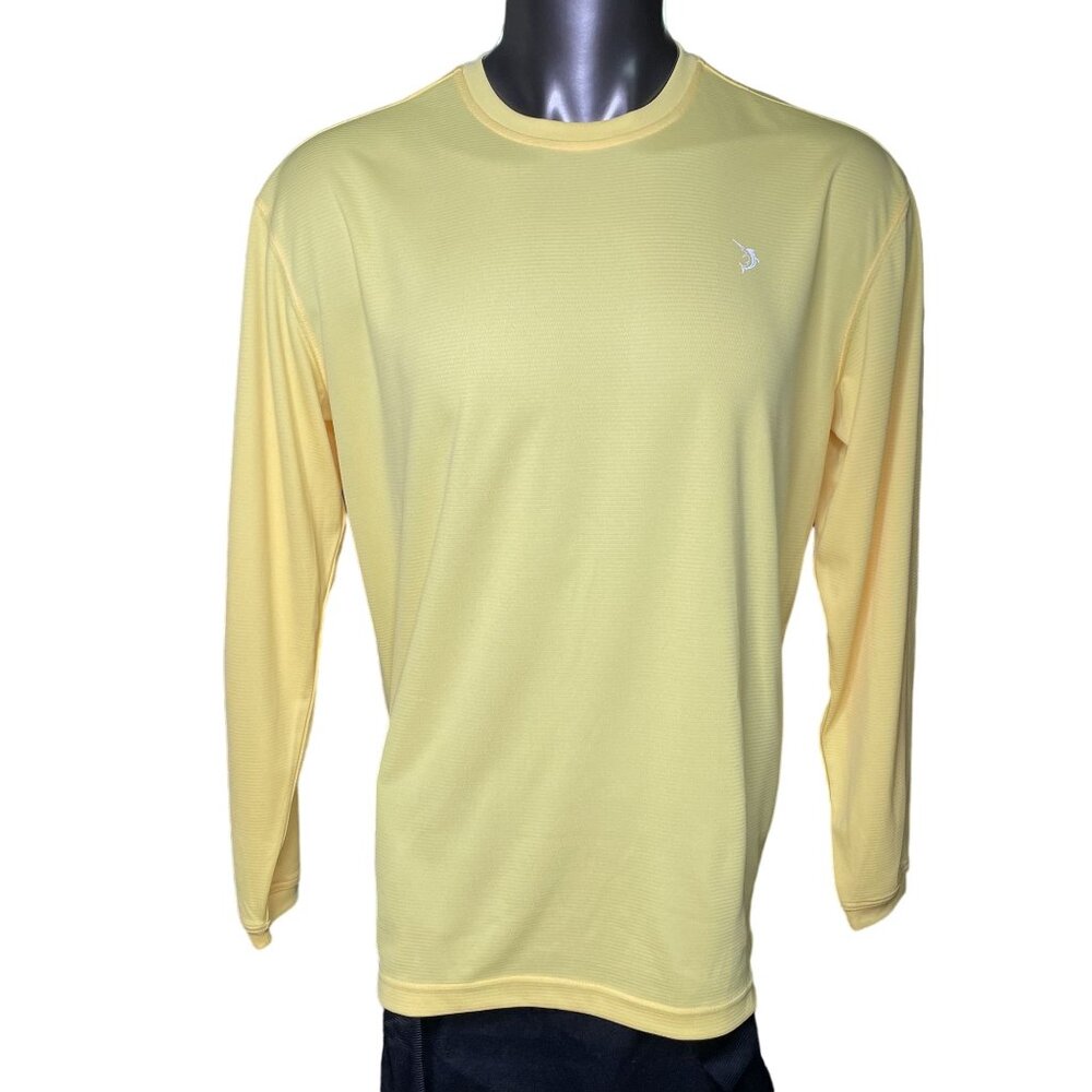 Reel Lengends Mens Tech Performance T Shirt Long Sleeves Size Medium u